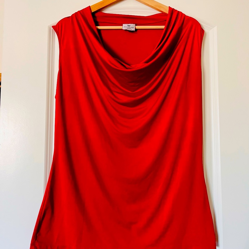 Worthington Women's Tank Top Drape Front